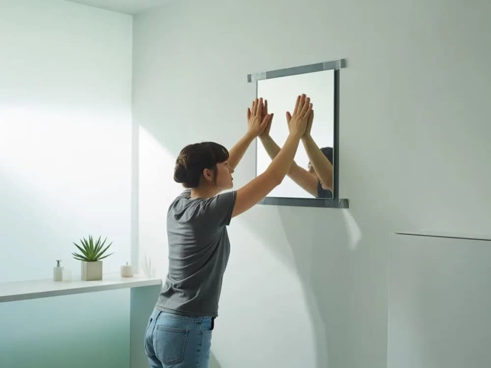 Jak powiesić lustro pod kątem - proste triki na stabilne zawieszenie